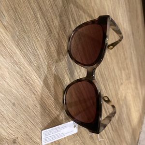 LELE SADOUGHI X ATLANTIC-PACIFIC BLAIR TORTOISE CAT EYE SUNGLASSES
